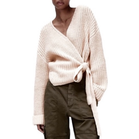 ZARA Crossover Knit Cardigan - Picture 12 of 12